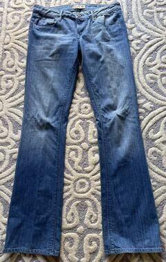 J & Company Born in California Ladies Rhinestone Jeans Size 28 Long Tall 28x33